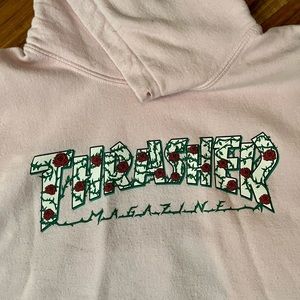 Thrasher Roses Pink Hoodie from Zumiez